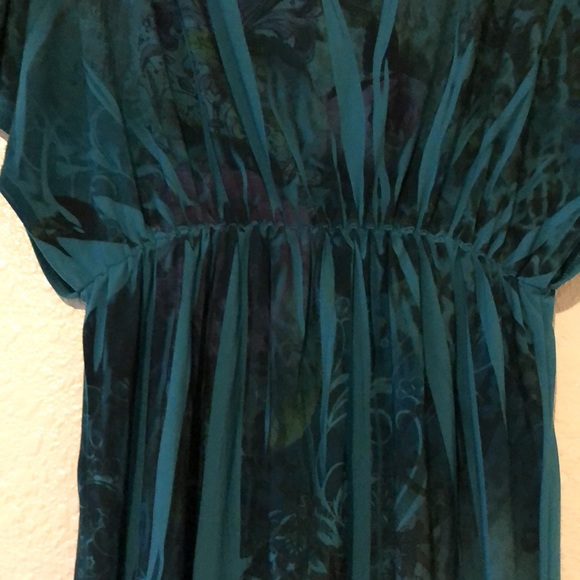 Size small city triangles multi colored dress made in USA - Picture 6 of 11